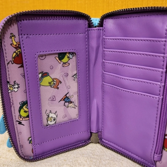 Loungefly Nickelodeon Rockos Modern Life Zip Around Wallet NEW - Picture 11 of 14